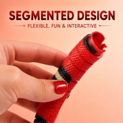 Interactive Smart Sensing Snake Toy for Cats – USB Rechargeable & Obstacle Avoiding