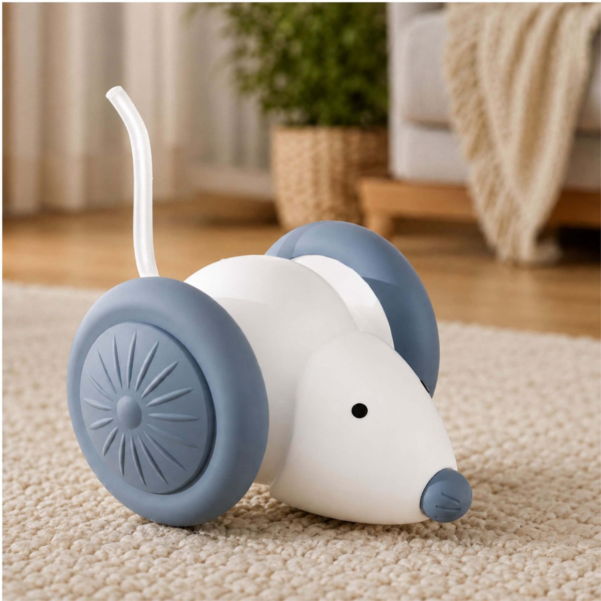 Interactive Smart Mouse Toy for Cats – USB Rechargeable & Automatic Obstacle Avoidance