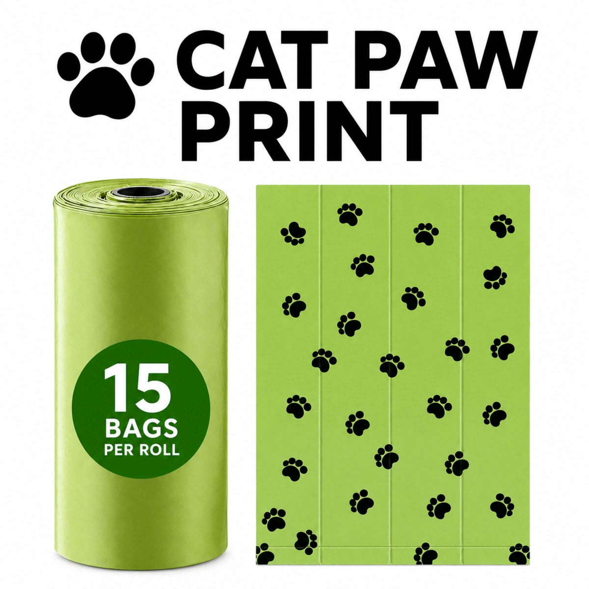Cat Litter Scoop with Built-In Waste Bin & Bag Storage