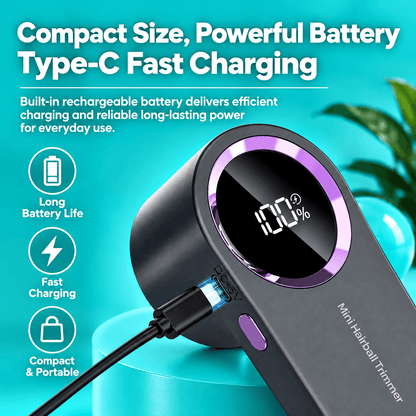 Rechargeable Fabric Shaver with LED Display – 6-Blade Lint Remover for Clothes & Sweaters