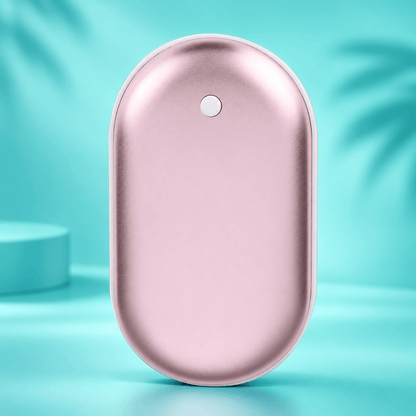 Ultra-Thin Rechargeable Hand Warmer & Power Bank – 3 Heat Levels, Double-Sided Heating
