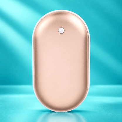 Ultra-Thin Rechargeable Hand Warmer & Power Bank – 3 Heat Levels, Double-Sided Heating